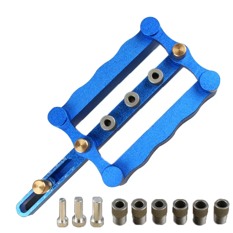 Straight Hole Puncher Locator Woodworking Pocket Hole Locator Jig Kit Wood Doweling Hole Puncher High Quality  Carpentry Tools