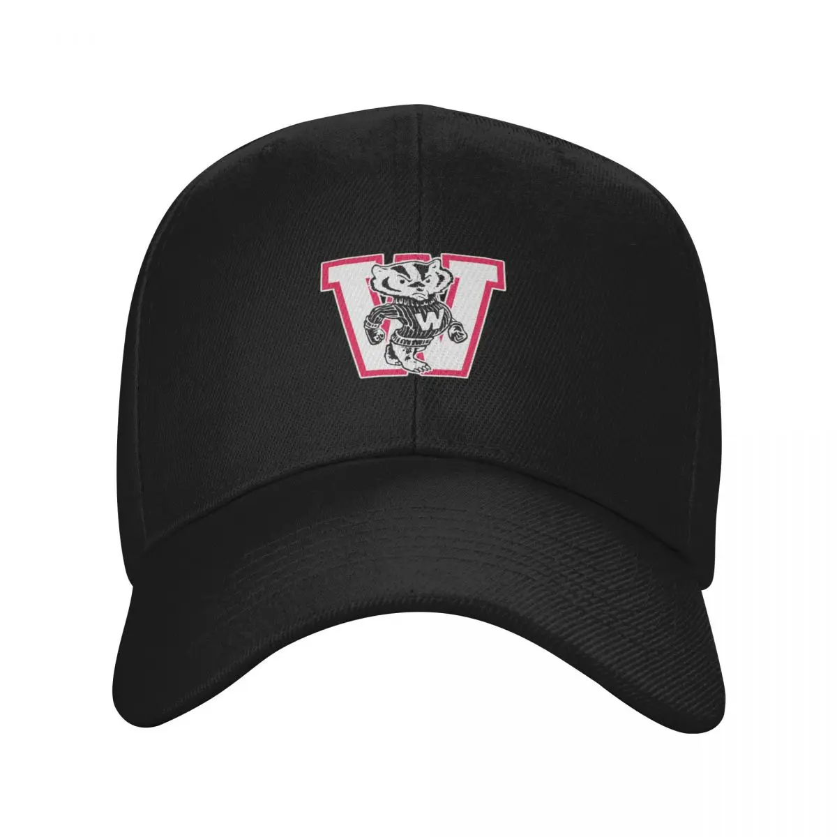 Incredible Wisconsin Badgers Design Baseball Cap luxury woman cap Sun Hat For Children golf hat genuine luxury caps Boy Women's