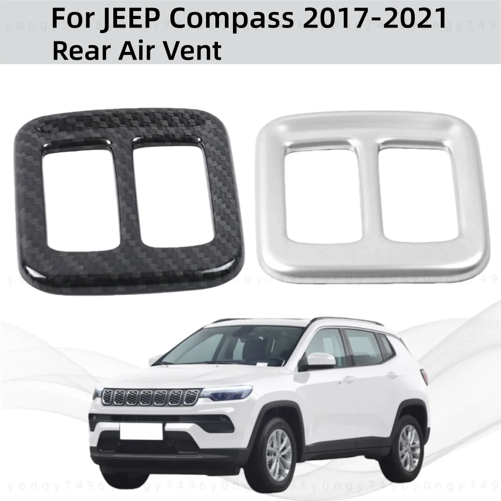 

Car Upgrade Styling ABS Plastic Rear Air Vent For JEEP Compass 2017 2018 2019 2020 2021 Modification Decoration Accessories