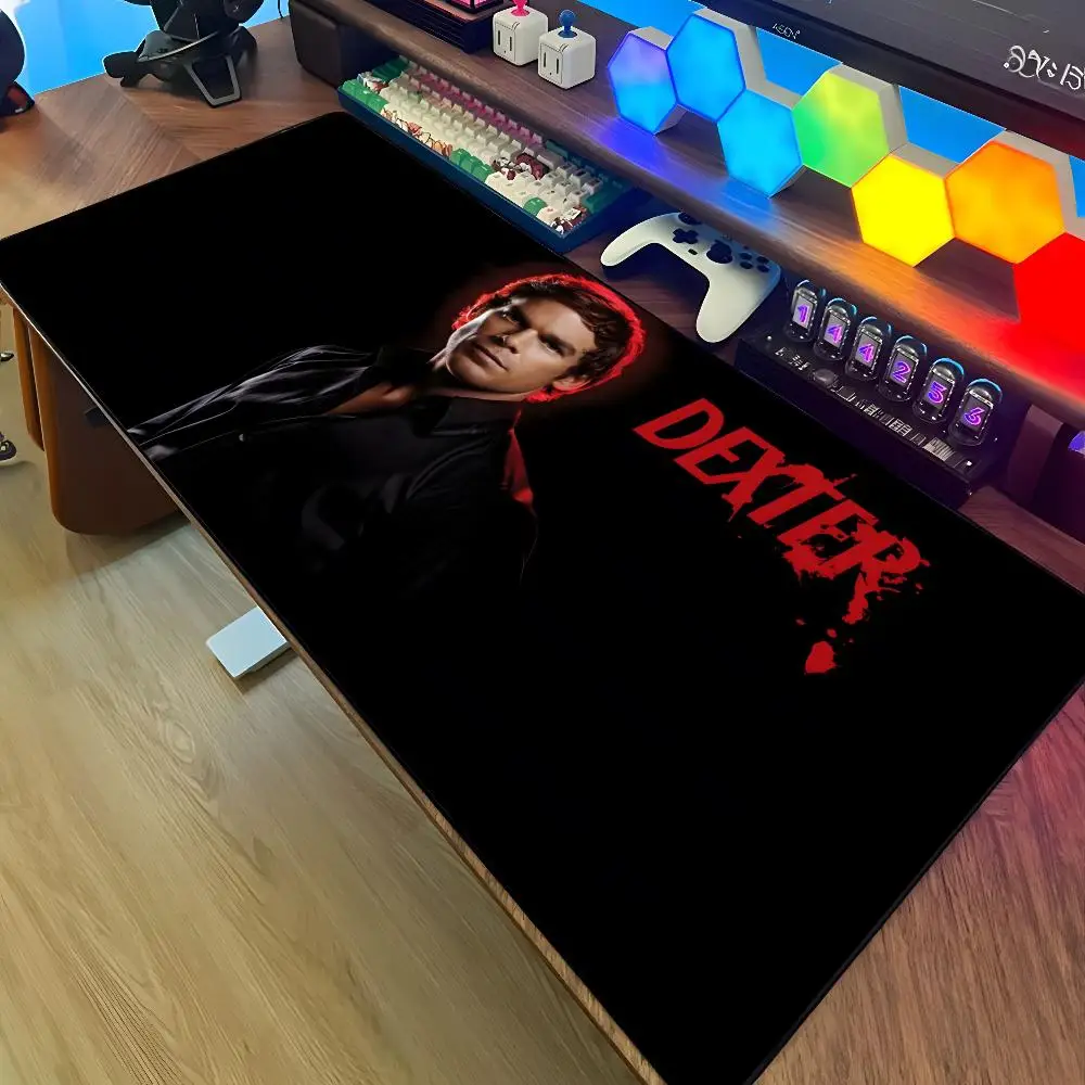 لوحة ماوس Dexter Morgan لوحة طاولة مطاطية كبيرة لعبة الكمبيوتر لوحة ماوس للكمبيوتر المحمول وسادة مكتب XXL غير قابلة للانزلاق لوحة مفاتيح الكمبيوتر ماوس حصيرة #2