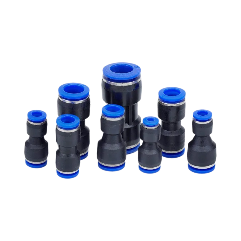 10PCS/pack PU PG Plastic Pneumatic Push In Connector Quick Straight Quick-Connect Reducer Fitting 4mm 6mm 8mm 10mm