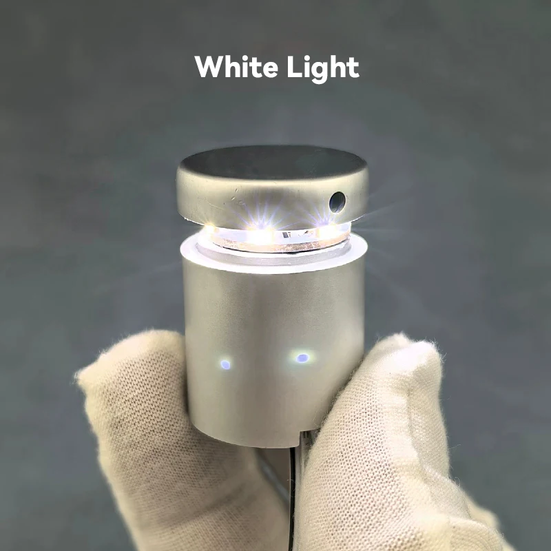 led付き発光ラベルホルダー-アクリルサインディスプレイ固定用ホワイト-グリーン-ブルー広告ネイル