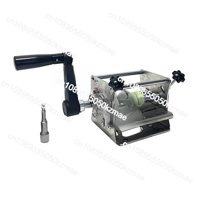 Suitable for hand-cranked electric edge banding divided into two burr-free cutting equipment