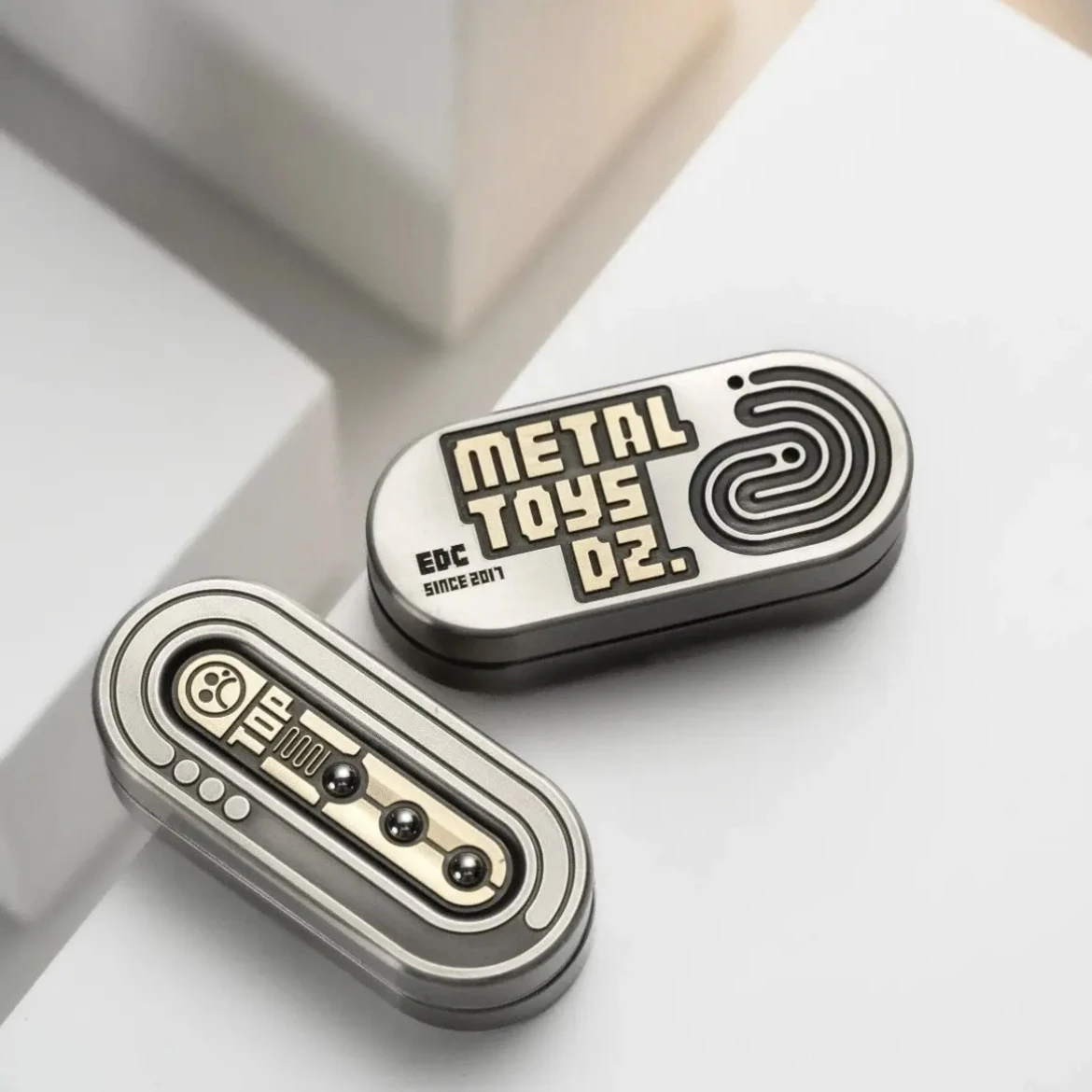 Fidget Speelgoed Metalen Spinner Slider EDC Snake Pocket Roestvrij staal Anti Stress Zintuiglijke ADHD Focus Tool Duurzaam lager