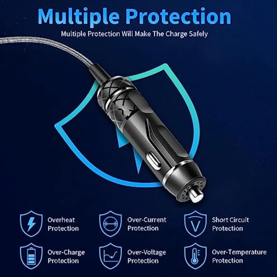 12V Lighter Plug for Innovative America 9101 Light Ranger 9102 Heavy Ranger MUTT Mobile Universal Trailer Tester CHR0001 TNS 30