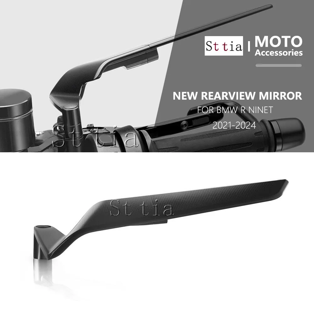 

New Motorcycle Rear View Mirror Adjustable Rotatable Wind Wing Rearview Mirror Kit For BMW RNINET R NINET R r ninet 2021-2024