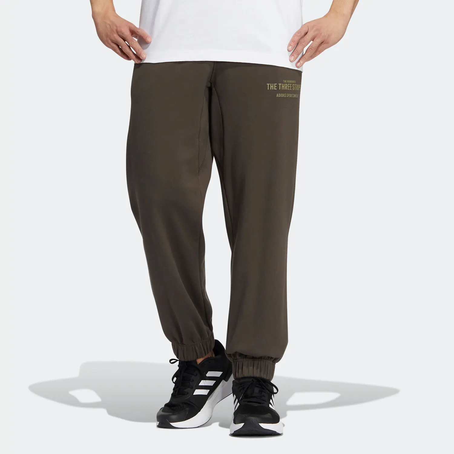 

Adidas оригинальные зимние новые мужские спортивные свободные трикотажные брюки IB2767