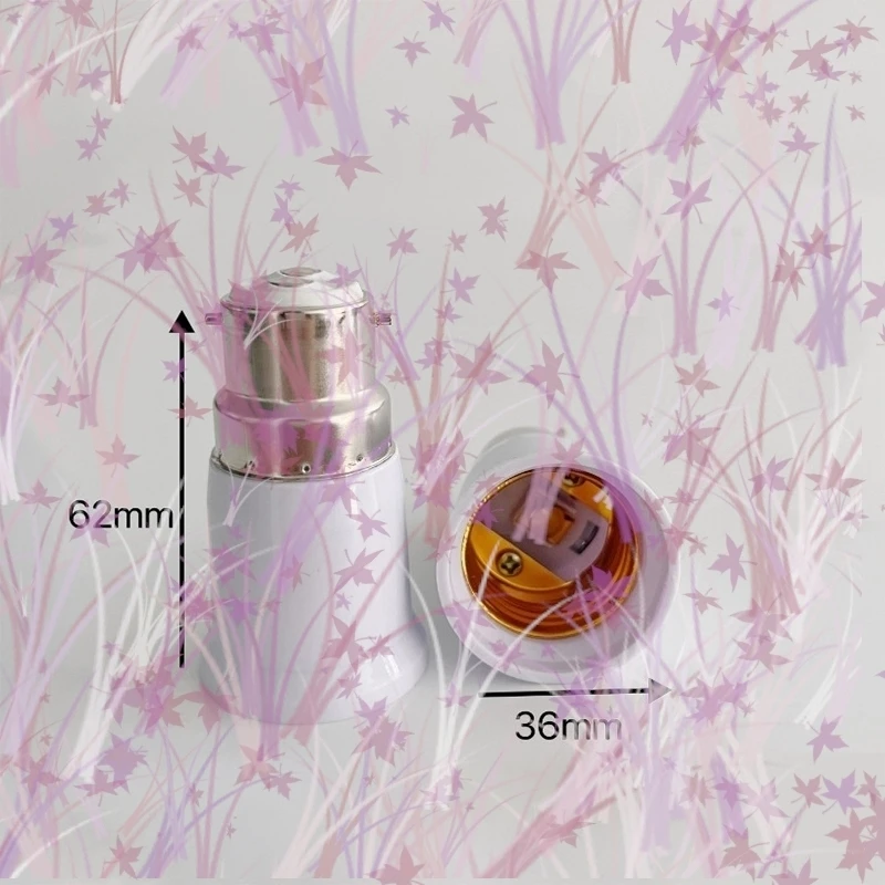 

Переходник B22 на E27, винтовой адаптер для лампы, конвертер, светодиодный держатель лампы, конверсионное основание лампы, осветительные аксессуары A1