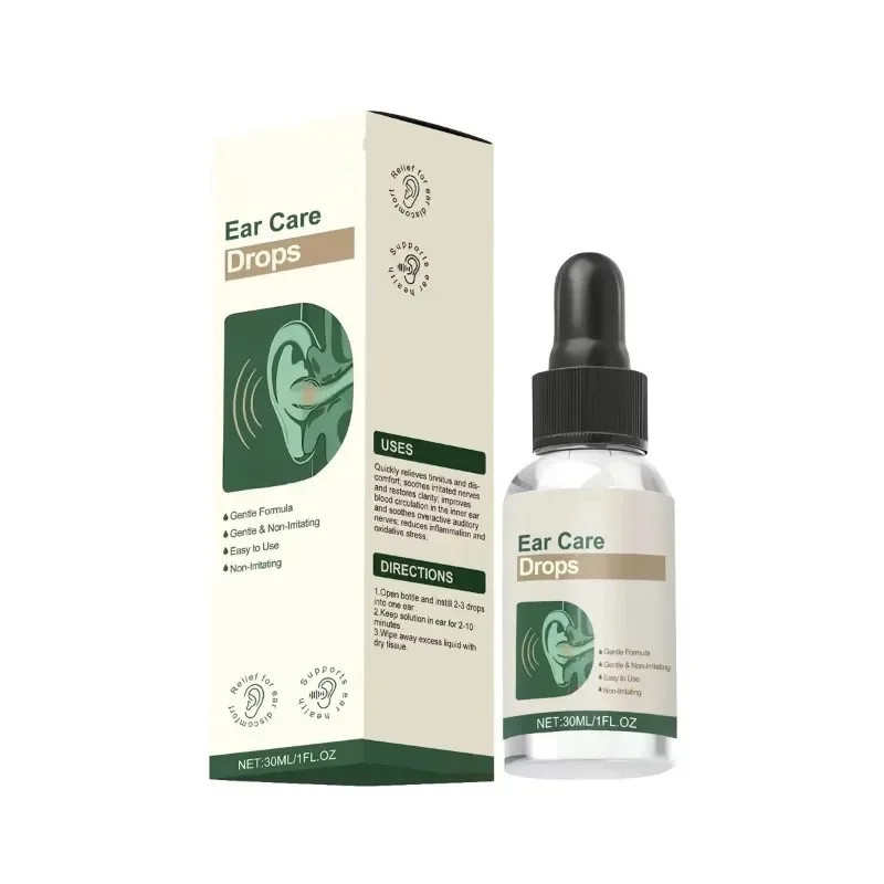 

Mild Formula Ear Care Drops Cleans Ear Canals Relieves Discomfort Removes Wax Soothes Irritation Gentle Safe for Daily Ear