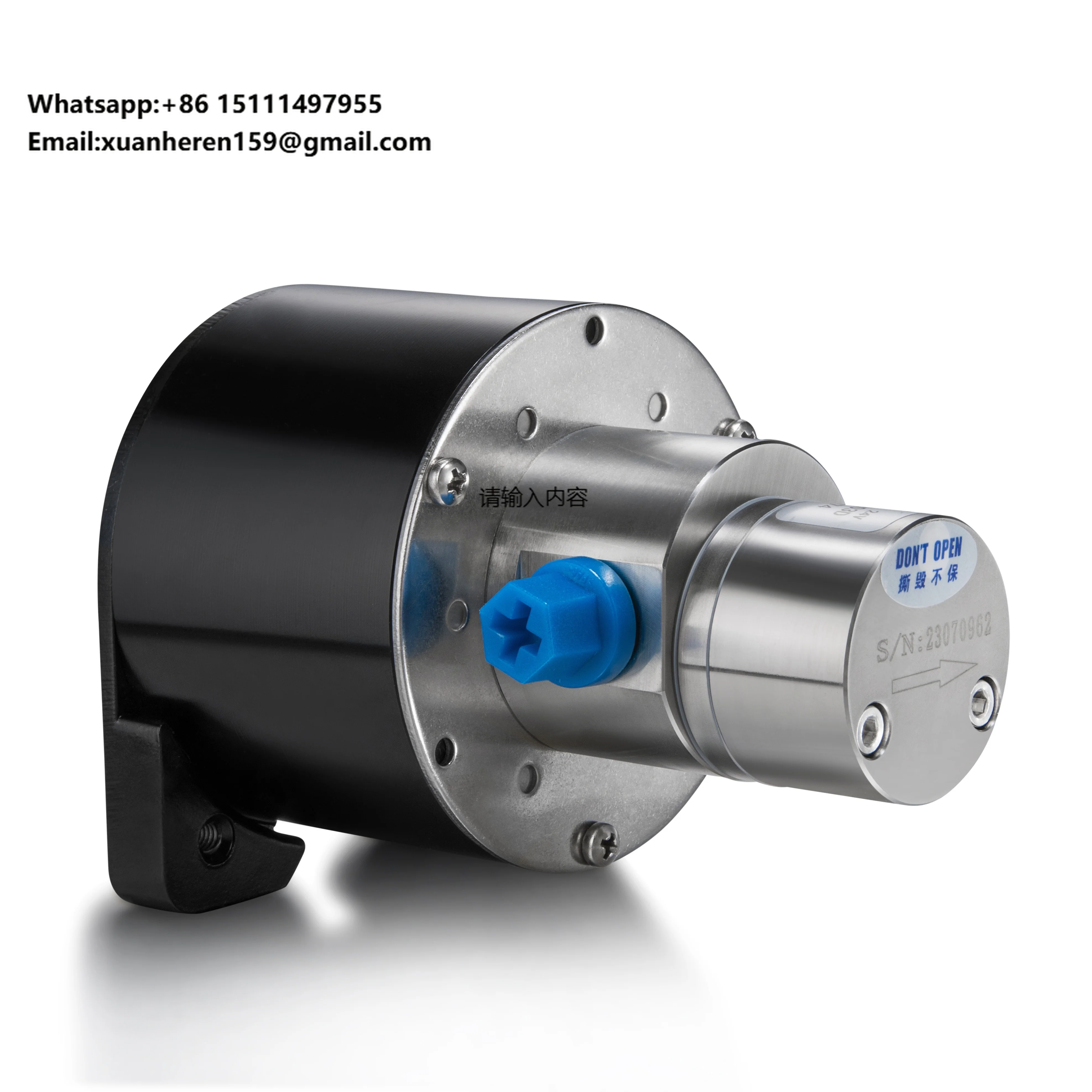 

Микронасос Fluidsmart FSG203D для отбора проб жидкостей, 24 В постоянного тока, химический, из нержавеющей стали, с магнитной муфтой