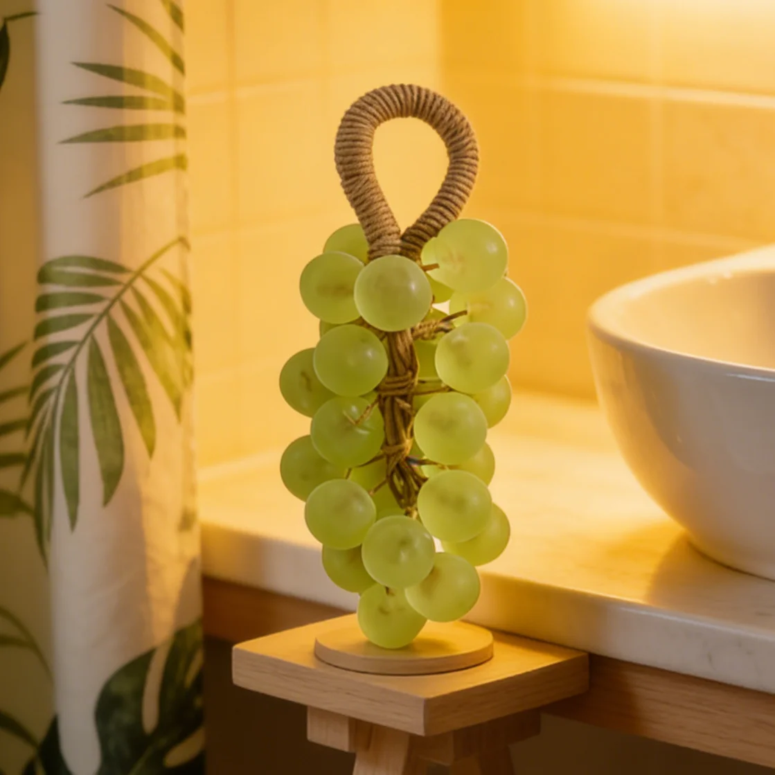 

Handmade Grape Soap Gift Cleanse Dirts Lasting Fragrance Moisturize Body Skin Relax Mood Grape Shaped Handmade Soap Gift Boxed