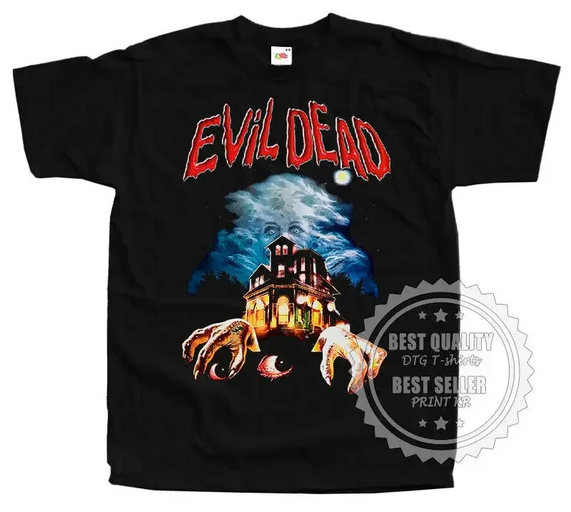 

Evil Dead V11 T SHIRT Horror Movie Poster BLACK Sizes S to 5XL