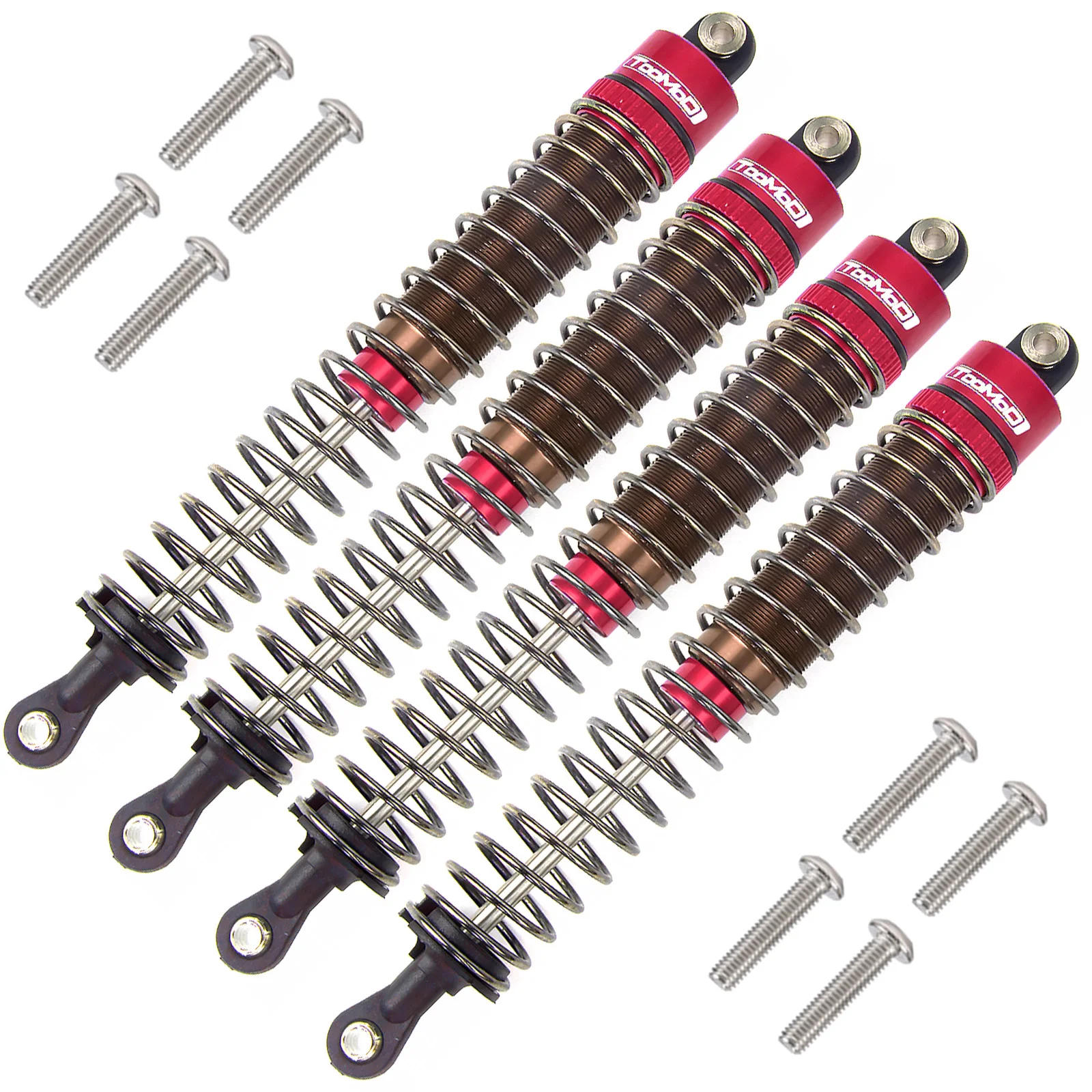 1/10 RC Olie gevulde Schokdempers kit voor Tamiya Bullhead SuperClod Buster Axiale SCX10 D90 TRX4 Truck Crawler Upgrade Onderdelen