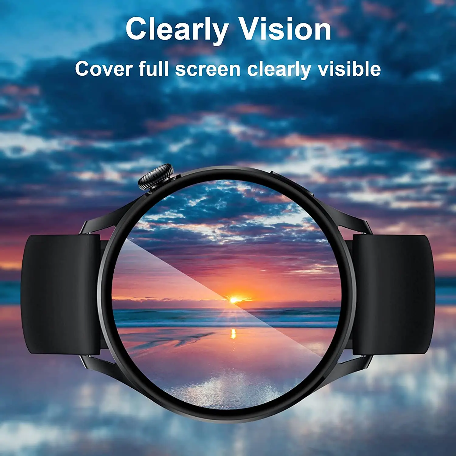 Screen Protector For Huawei Watch 3 Pro 48mm 46mm Soft 3D HD Curved Protective Film Huawei Watch3/3pro(Not Tempered Glass)