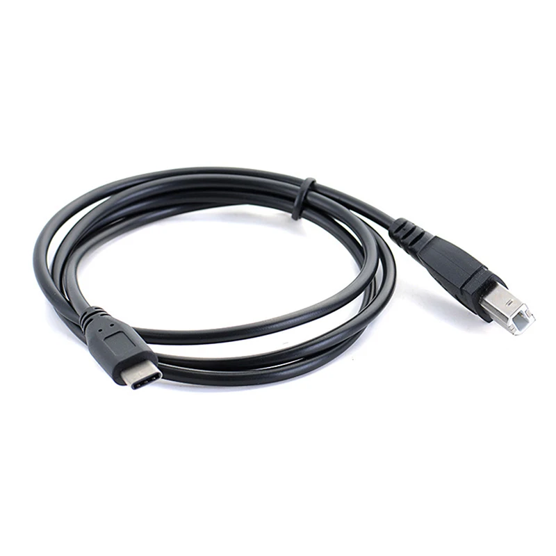 

USB-C Type-c Male to USB B Type Male Data Cable Cord 1m for Cell Phone&Printer&Electronic organ Wholesale