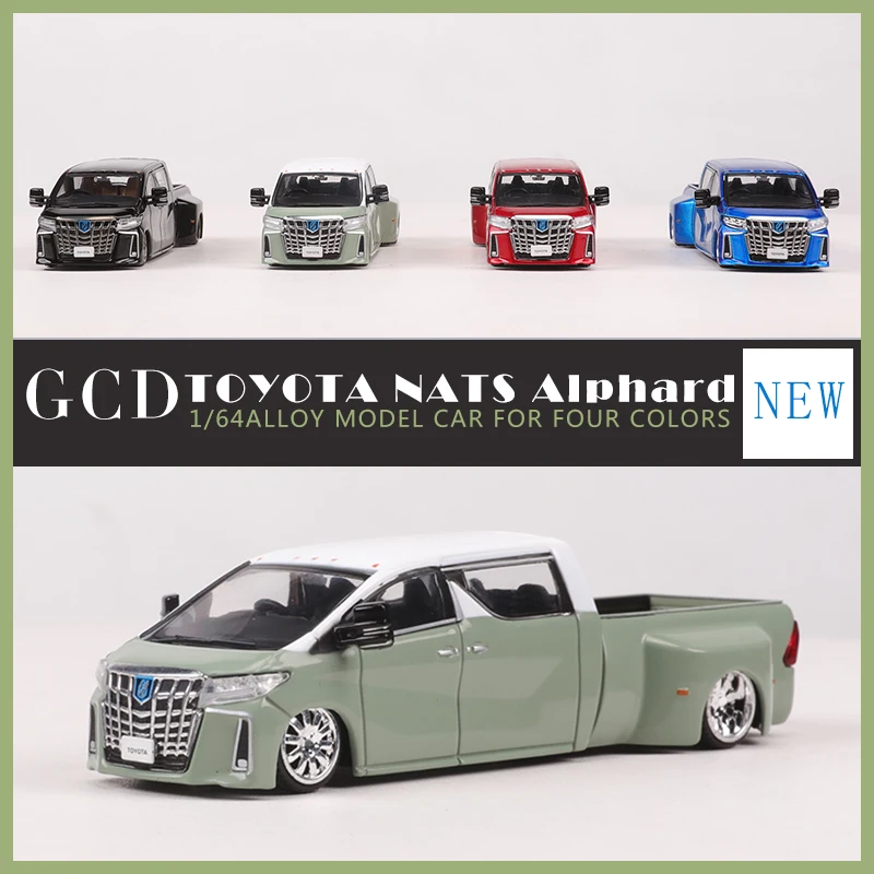 Модель автомобиля Alphard Super Dually из сплава GCD 1:64 NATS