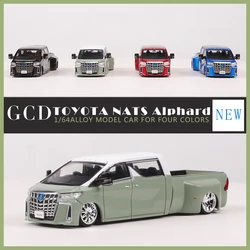 GCD 1:64 NATS Alphard Super Dually Alloy Model Car