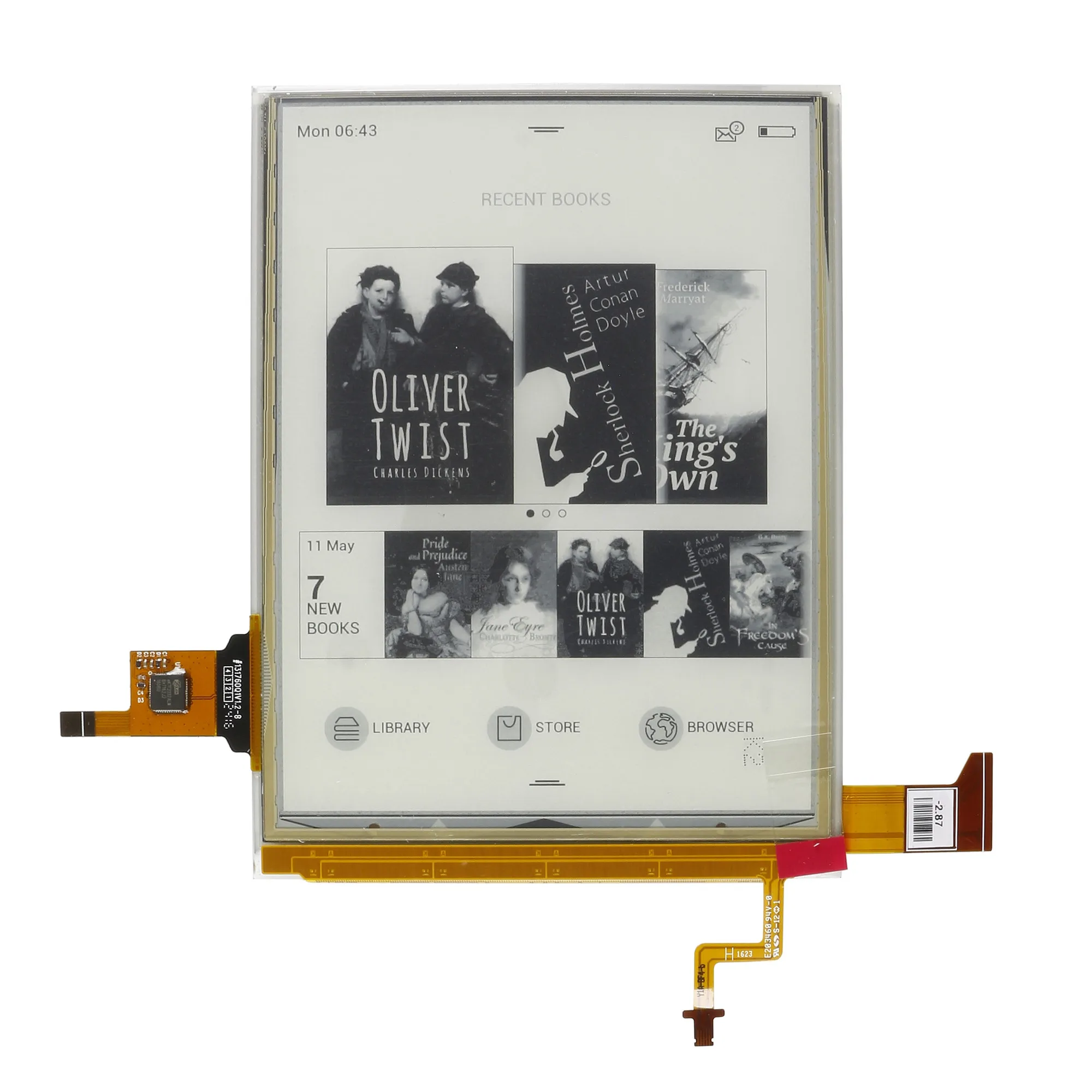 New 6inch ED060XH8 1024*758 LCD Screen for Kobo Aura Edition 2 E-Book Reader Display