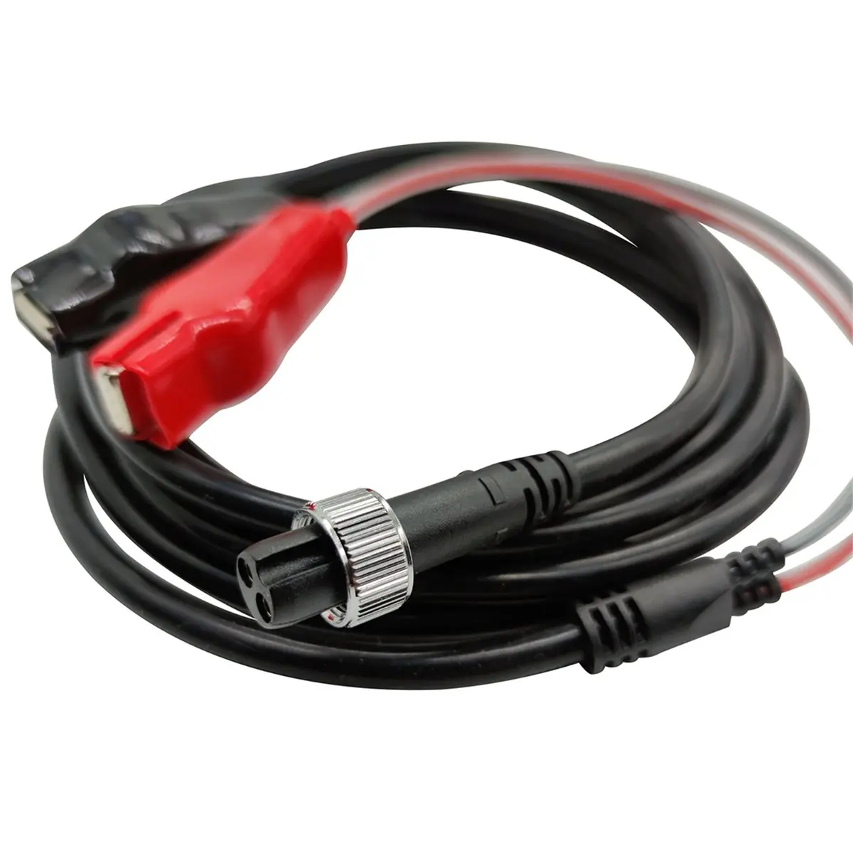 

(A23G) 3M Power Cord Power Cable Battery Connecting Line Double Connectors for Daiwa for Shimano Electric Fishing Reels Parts