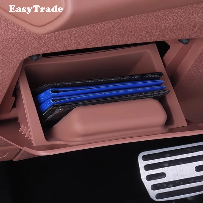 ل Changan UNI-Z UNIZ 2025 أسفل غطاء صندوق تخزين عجلة القيادة بطاقة البنك رخصة القيادة المنظم فتحة الوسادة