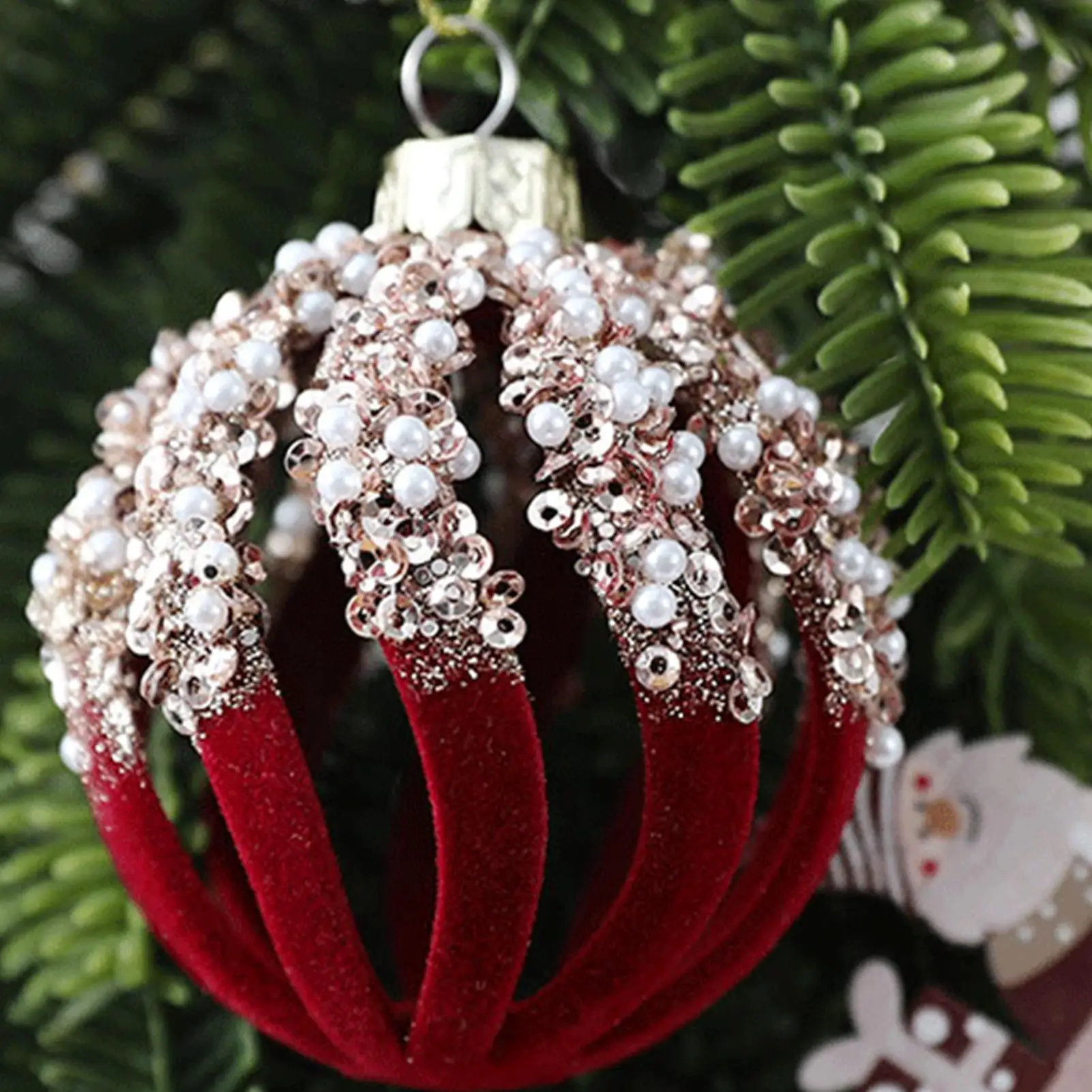 Christmas Bulbs Ornaments 12 Pieces Colorful Modern Art Rhinestone Cute Tree Balls Christmas Ornaments For Home Wall Living Room