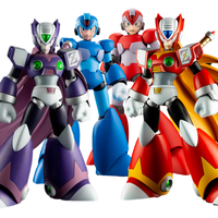 Original Game Anime Figure ROCKMAN Series Blazing Form Nightmare Form Joints Movable Anime Action Figure Toys Gifts for Children