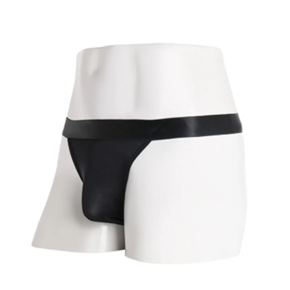 

Male Panties Thin Transparent U Convex Underwear Bikini Pouch Panties Gays Clothes Ice Silk Jockstrap Mens Sexy