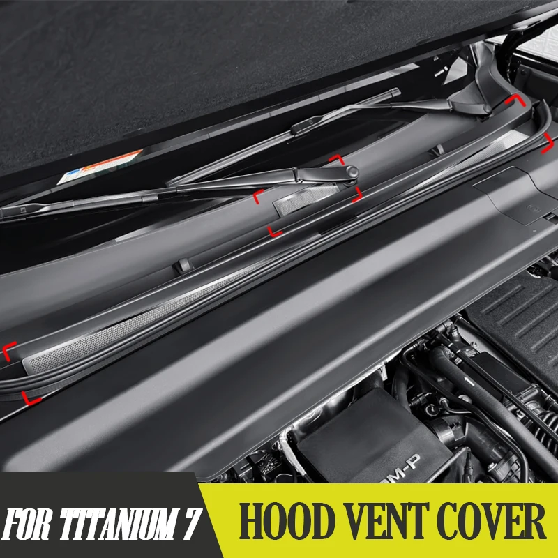 

Пылезащитный чехол воздухозаборника двигателя для BYD Leopard 7, титановый 7, защита вентиляционного отверстия, сетка из нержавеющей стали, аксессуары для модификации