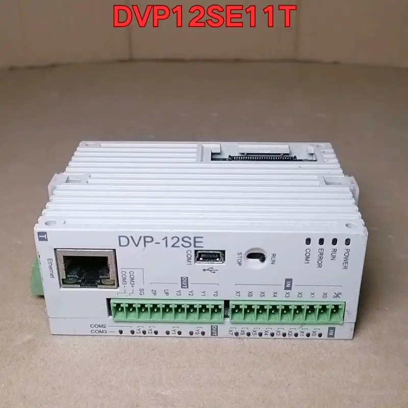 Second-hand PLC module DVP12SE11T function test is normal