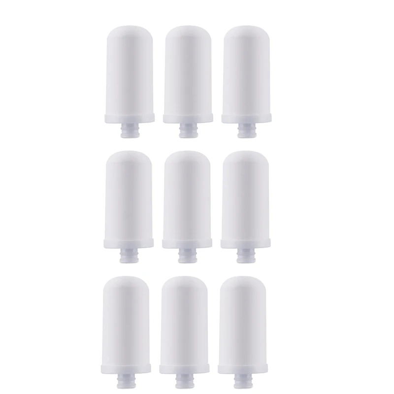 New-9Pcs Faucet Water Purifier Filter Elements Filter Water Filter Pitcher Remove Fluoride, Lead, Microplastics For Home