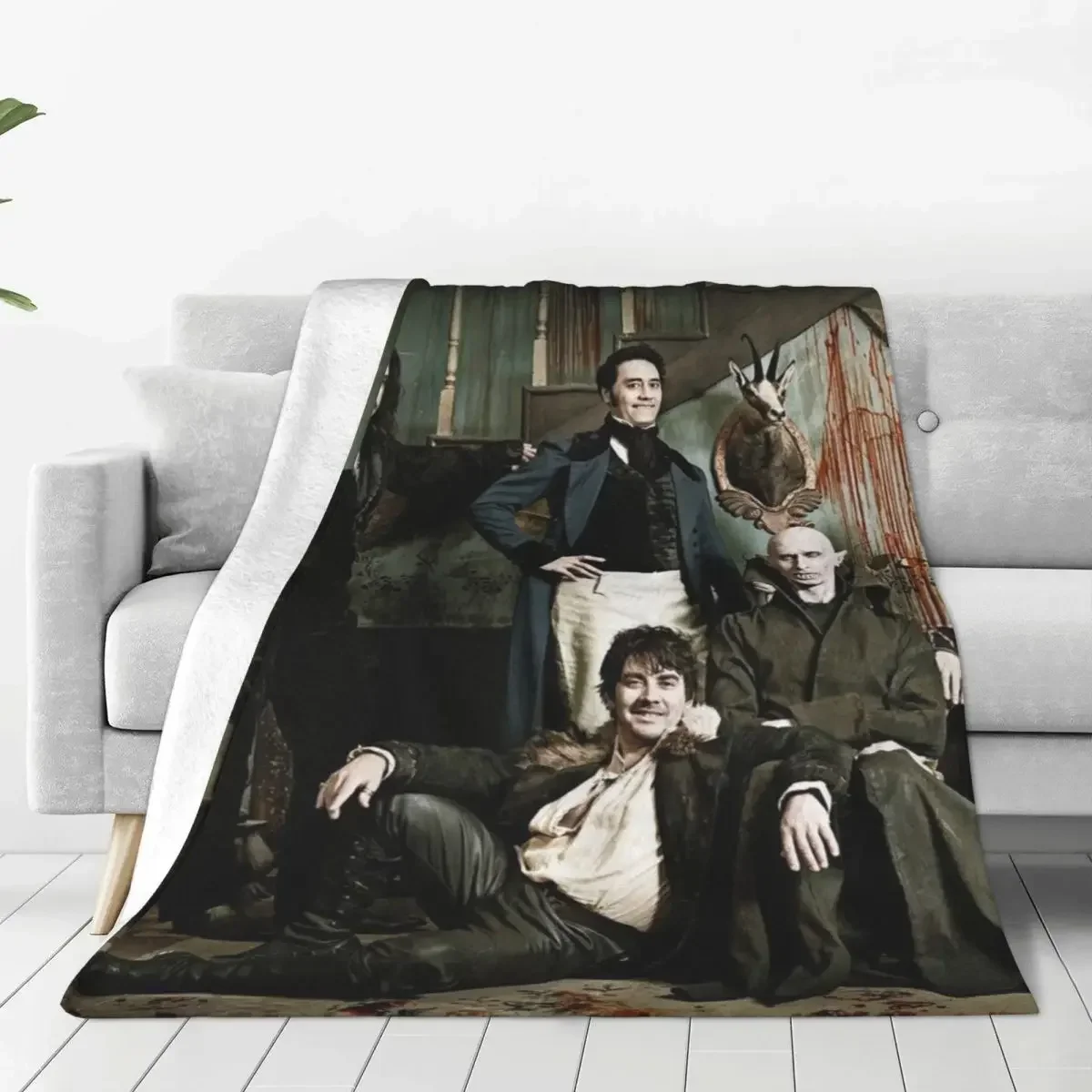 

super Warm soft baby Blanket Camping Throw babe Blanket Horror Movie Poster Flannel Bedspread Chair Cute Sofa Bed Cover