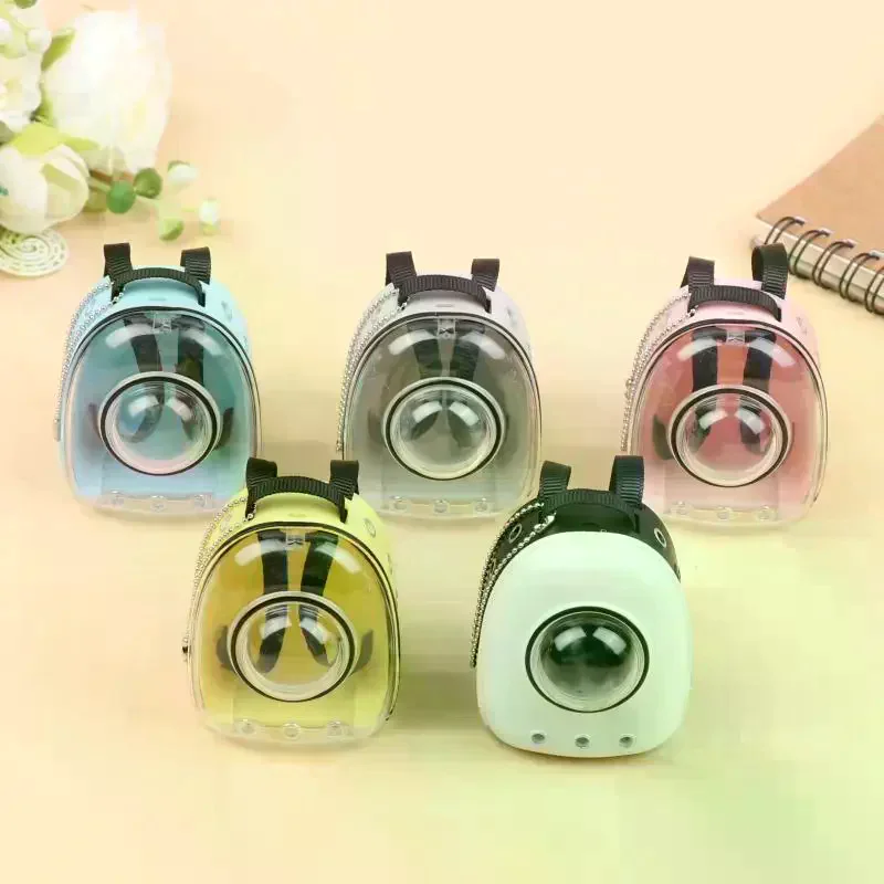 1/12 Dollhouse Miniature Doll Backpack Pet Cat Bag Model Funiture Accessories For Doll House Decor Kids Pretend Play Toys Gift