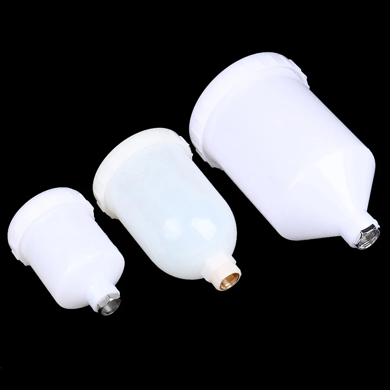 Air Gravity Feed Fastmover Thread Connector 600ml Plastic Spray Paint Pot Sprayer Cup For Spray Tools