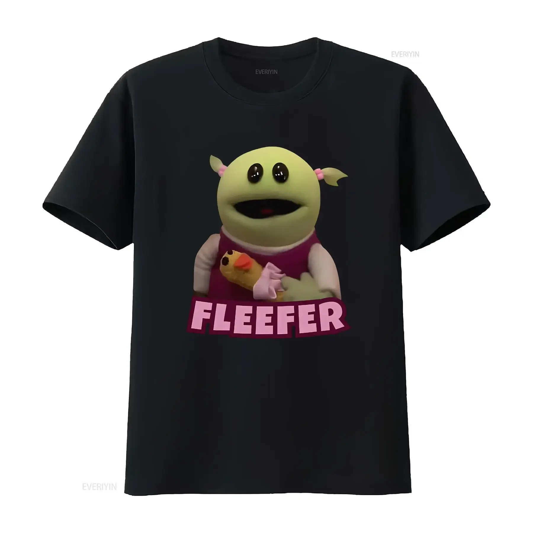 Fleefer Adults T Shirt Funny Nanalan Top Mona New vintage Washed homme fashion streetwear Stylish graphic Soft Comfortable