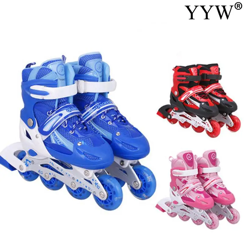 Inline Speed Skates Shoes Kids Roller Skates Sneakers Rollers Women Men Roller Skateing For Adults Children Outdoor Indoor Sport