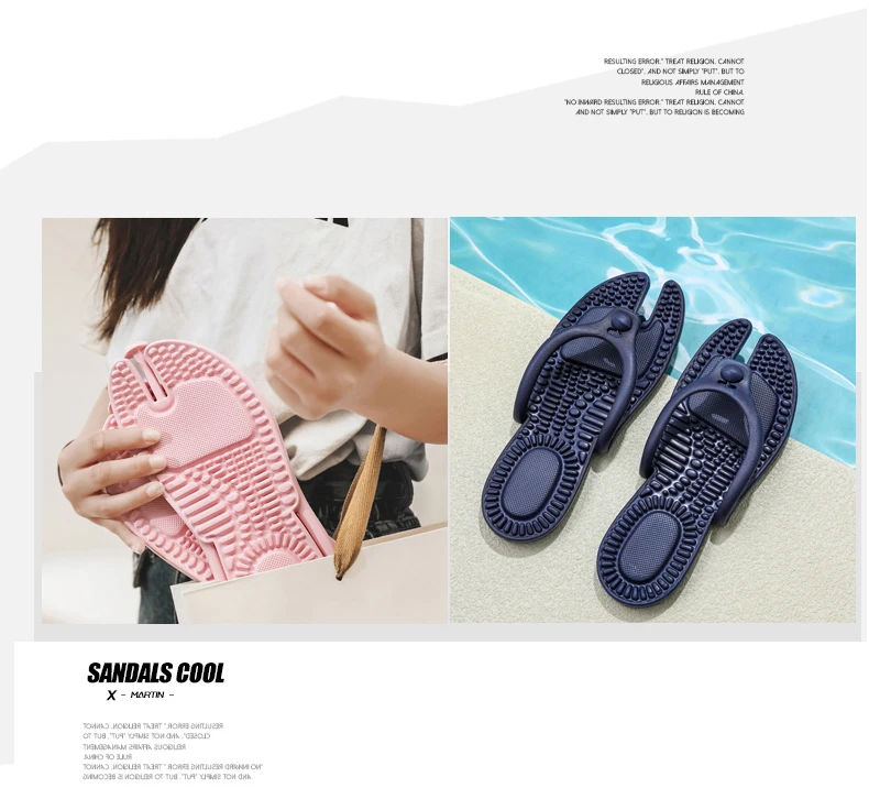 Heißer Verkauf Outdoor Reise Klapp Massage Hausschuhe Hotel Hausschuhe Neue männer Plattform Flip-Flops Badezimmer Hause Frauen Nicht-slip Rutsche – Detail 24
