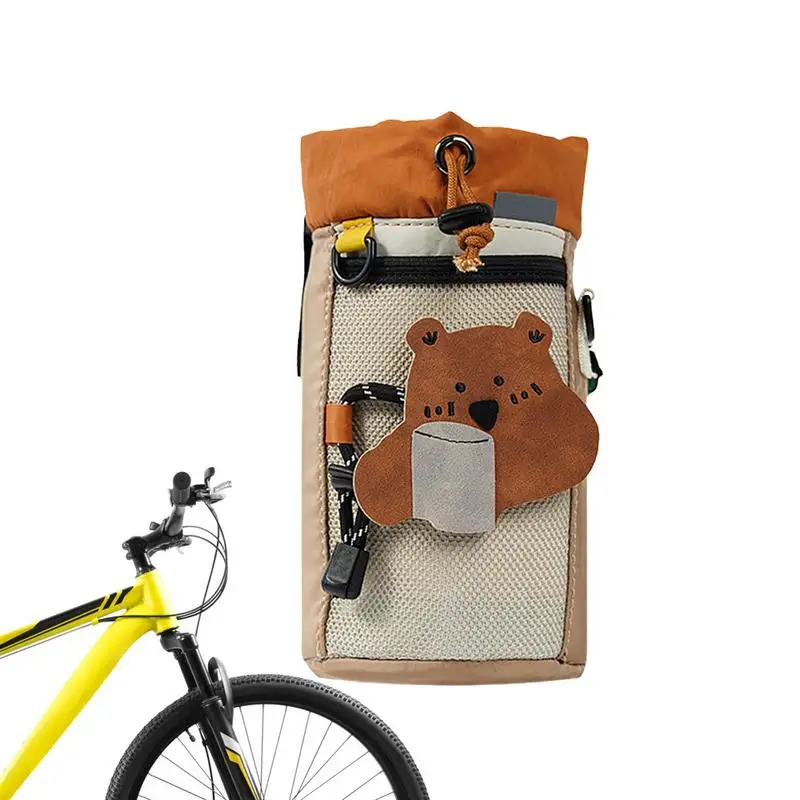 

Water Bottle Holder For Bike Cup Pouch Waterproof Insulated Bottle Holder Pouch For Handlebar Cycling Hiking Mountain Road Bike