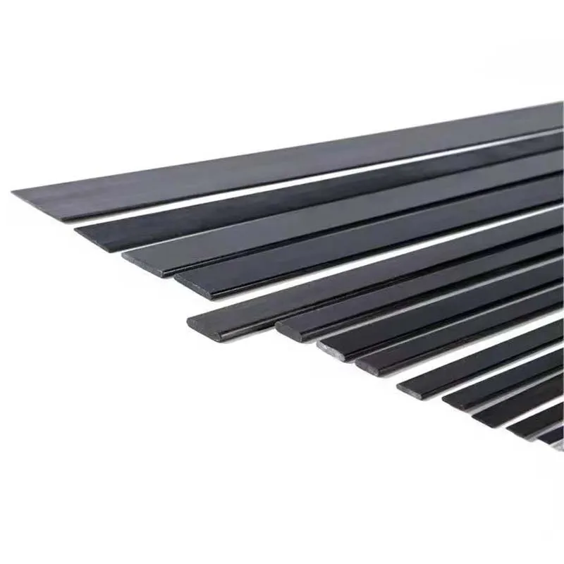 1/5 قطعة عالية الجودة ورقة ألياف الكربون شريط مسطح طول 495 مللي متر عالية القوة ألياف الكربون قطاع الكربون شقة سميكة 0.3-6 مللي متر