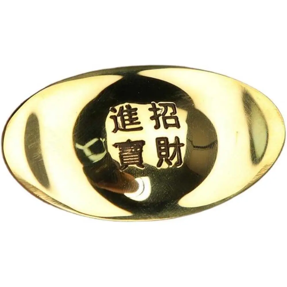 

Solid Brass Feng Shui Lucky Gold Ingots for Home Decor & Enhancement