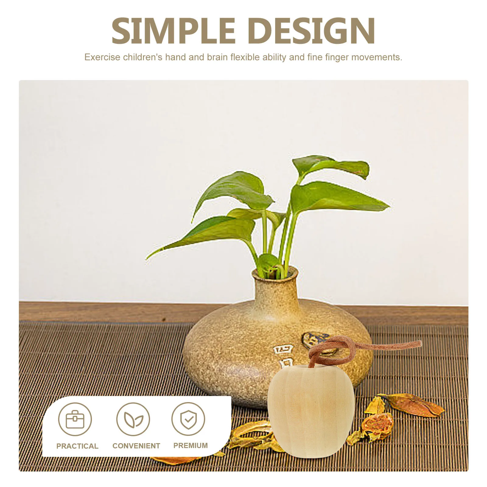 

4Pcs Wood Ornaments Unfinished DIY Wooden Fruit Painting Crafts DIY Gift Table Home Decor Wooden Craft Supplies
