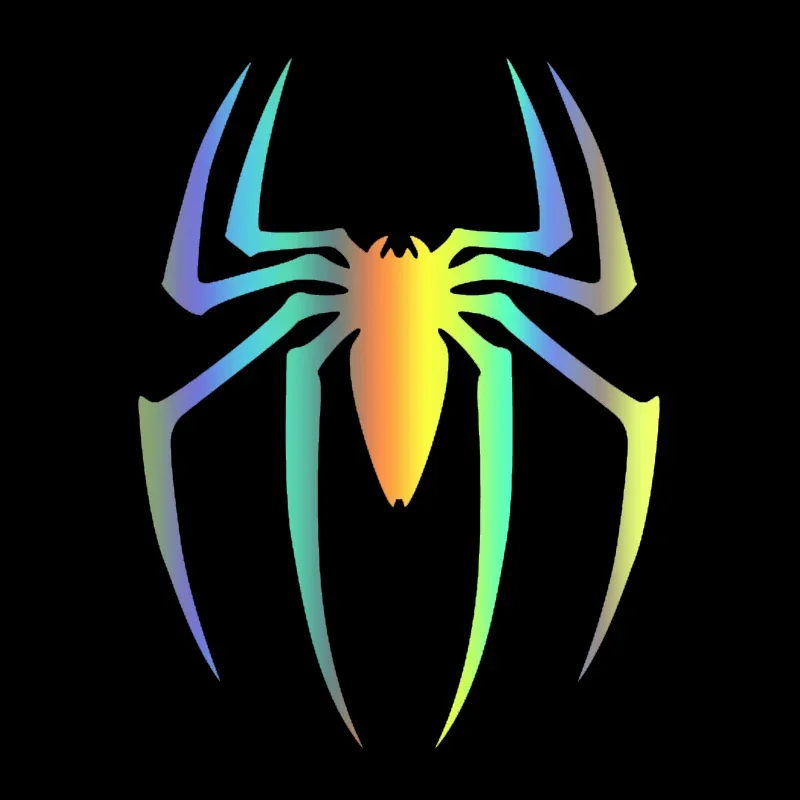 S51276# Various Sizes/Colors Car Stickers Vinyl Decal Reptile Black Spider Motorcycle Decorative Accessories Creative