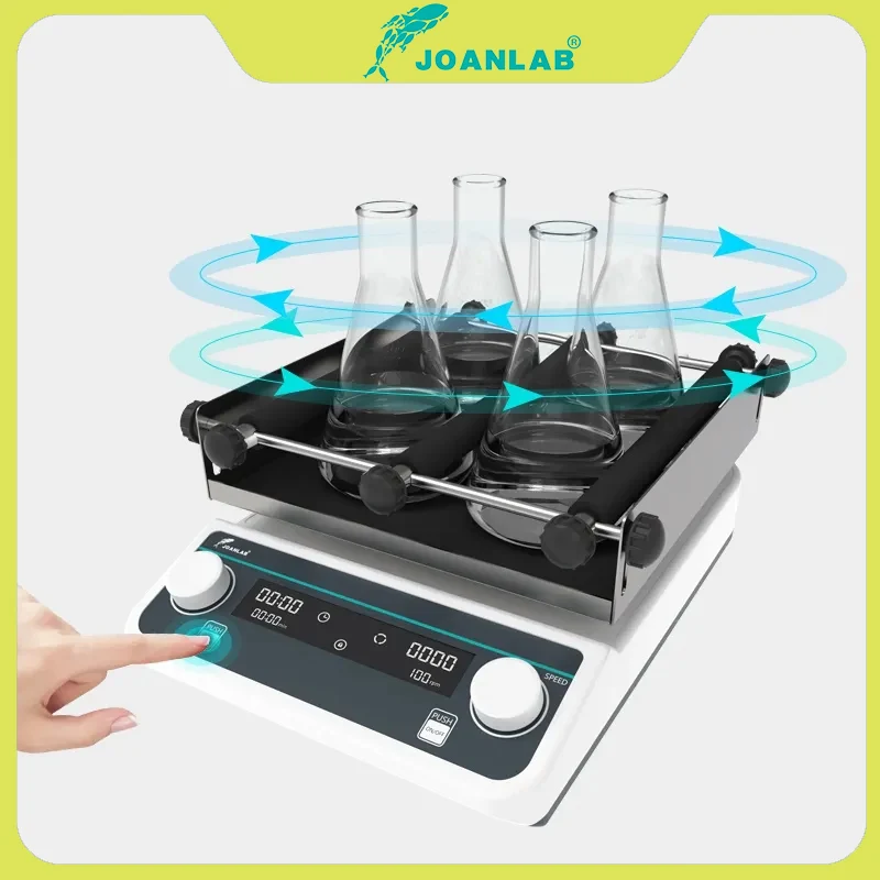 

Шейкер для дисплея JOANLAB, универсальный горизонтальный поворотный генератор, лабораторный орбитальный шейкер с регулируемой скоростью