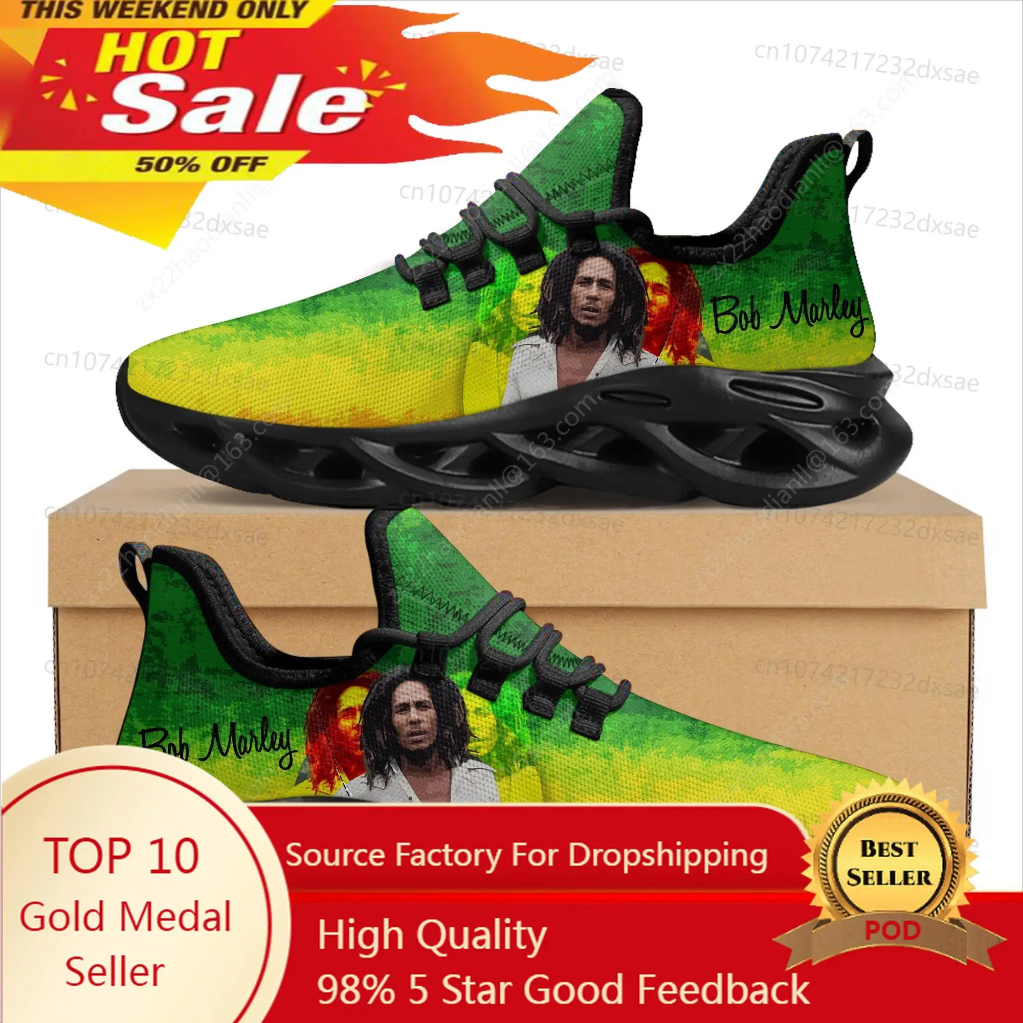 Bob Marley Reggae Rasta Music Singer Sports Shoes Mens Womens Teenager Sneakers Fashion Casual Custom High Quality Couple Shoes