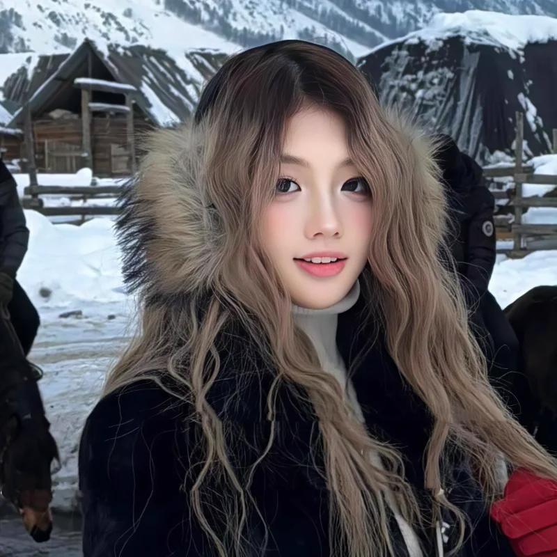 Protetores de orelha de pele de vison falso para mulheres inverno engrossar manter quente tampões de ouvido meninas de pelúcia à prova de vento ciclismo proteção de ouvido