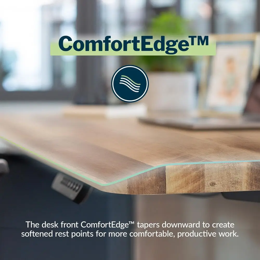 

ComfortEdge 48x30 Inch Electric Standing Desk Height Adjustable Sit Stand Desk with Memory Presets, Sloped Edge, 220 LB Capacit