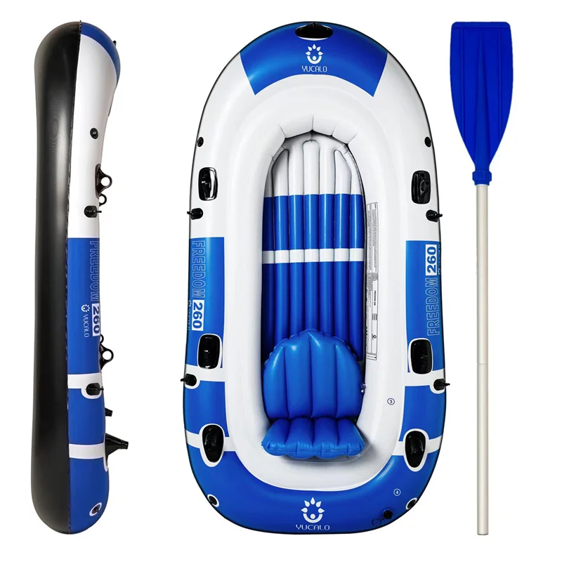 

Outdoor Rubber Boat Folding Boat Kayak Rubber Boat Environmental PVC Inflatable Boat Hovercraft Thickened Fishing Boat