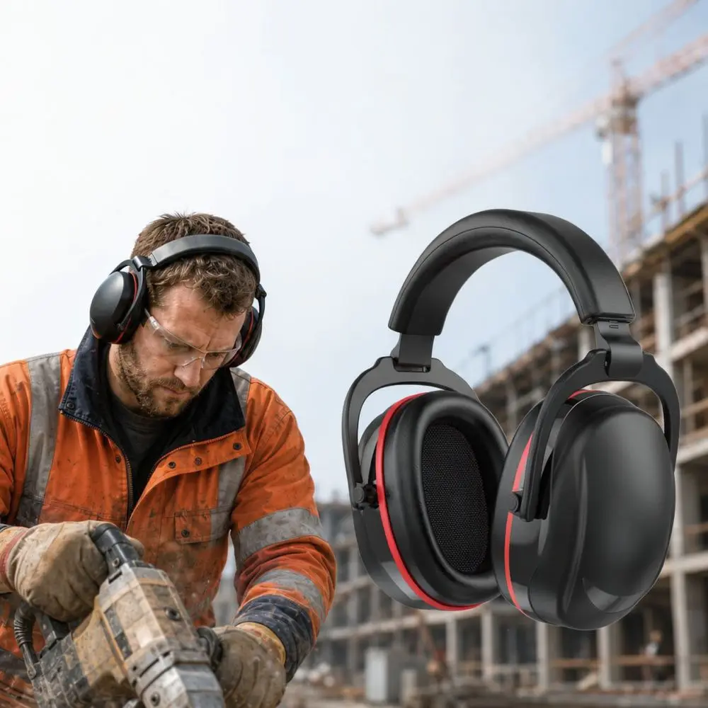 Noise Reduction Safety Muffs Soft Silicone Headset Protective Equipment For Concentrated Work Study Sleeping Quiet Life