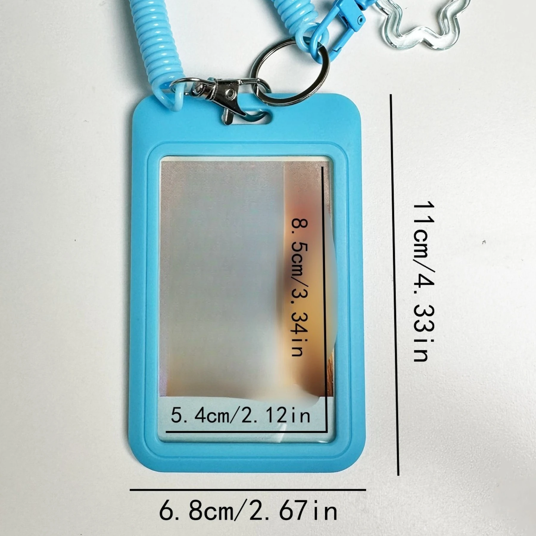 1 Piece Of Extendable And Durable Card Clip With Star Shaped Keychain, Suitable For Credit Cards, Work Cards