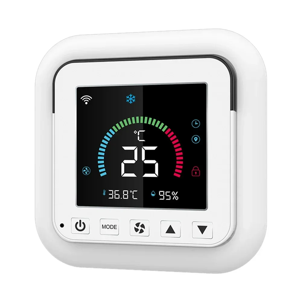 Air Conditioner LCD Touch Screen Display Humidity Sensor Schedules Smart Home Ecosystem Touch Screen Interface