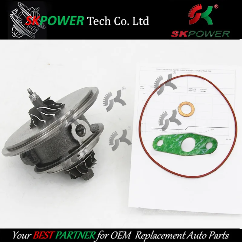 

Turbocharger Cartridge 809534 Turbo Core for Piaggio Porter Diesel Van 1.2 D 1201cc 47KW 64HP P120 2011 New Turbine Cartridge